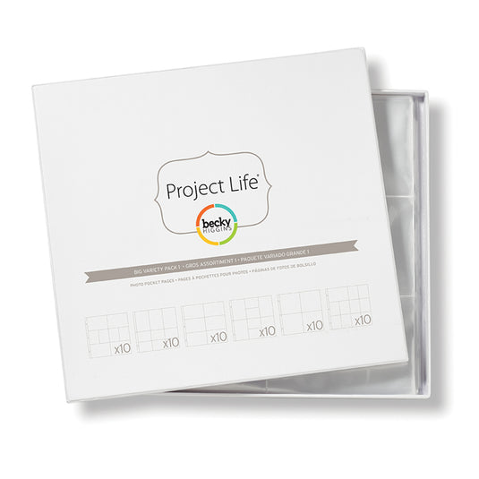 Project life • becky higgins photo pocket pages variety pack 30,5x30,5cm