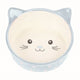 Happy pet voerbak kat polka blauw creme