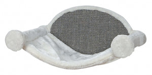 Trixie kattenmand hangmat voor aan de muur wit grijs