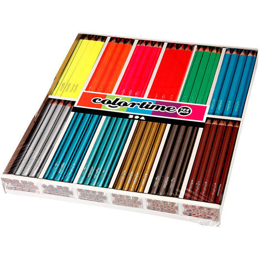 Https: www.cchobby.nl kleurpotloden-l-17-45-cm-vulling-4-mm-metallic-kleuren-neon-kleuren-144-stuk-1-doos