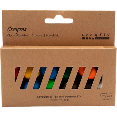 Creativ company krijtjes bonen diverse kleuren, 12st.