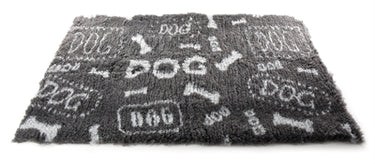 Martin vetbed dog print grijs wit gerecycled