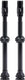 Bbb cycling corecap al valve - tubeless ventielset - 300% meer luchtstroom - universele pomp-compatibiliteit - aluminium - 80mm - 2 stuks - zwart - bti-166