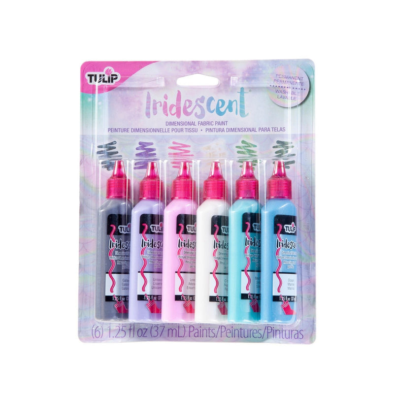 Afbeelding laden in galerijviewer, Tulip • 3d textielverf 37ml iridescent 6st.

