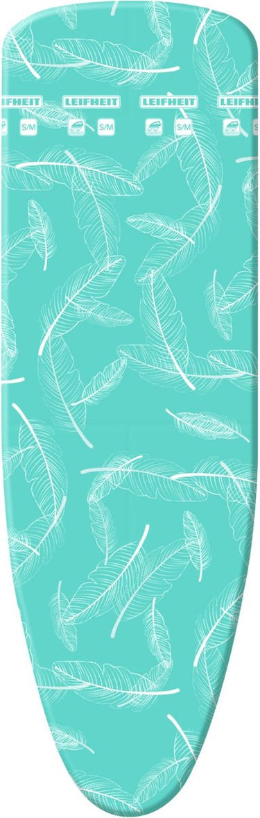 Leifheit strijkplankhoes thermo reflect s m - 125 x 40 cm strijkvlak - 3 mm dikke molton - blauw