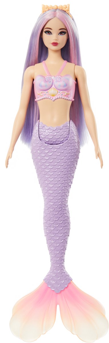 Barbie a touch of magic - paarse zeemeermin staart - pop