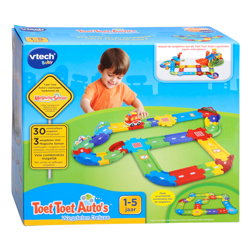 Afbeelding laden in galerijviewer, Vtech toet toet auto's wegdelen deluxe speelset - voor auto speelfiguren
