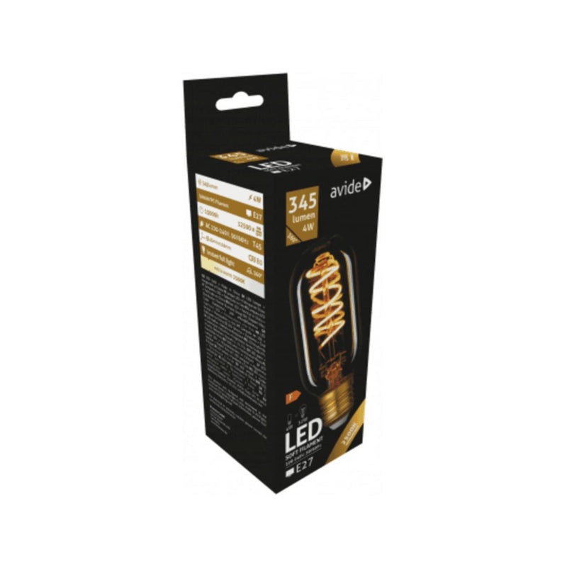 Afbeelding laden in galerijviewer, Avide led soft filament, t45, 4 watt, e27 fitting, ew 2700 kelvin, 345 lumen
