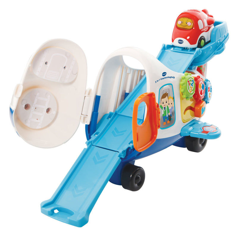 Afbeelding laden in galerijviewer, Vtech toet toet auto's 2in1 vrachtvliegtuig
