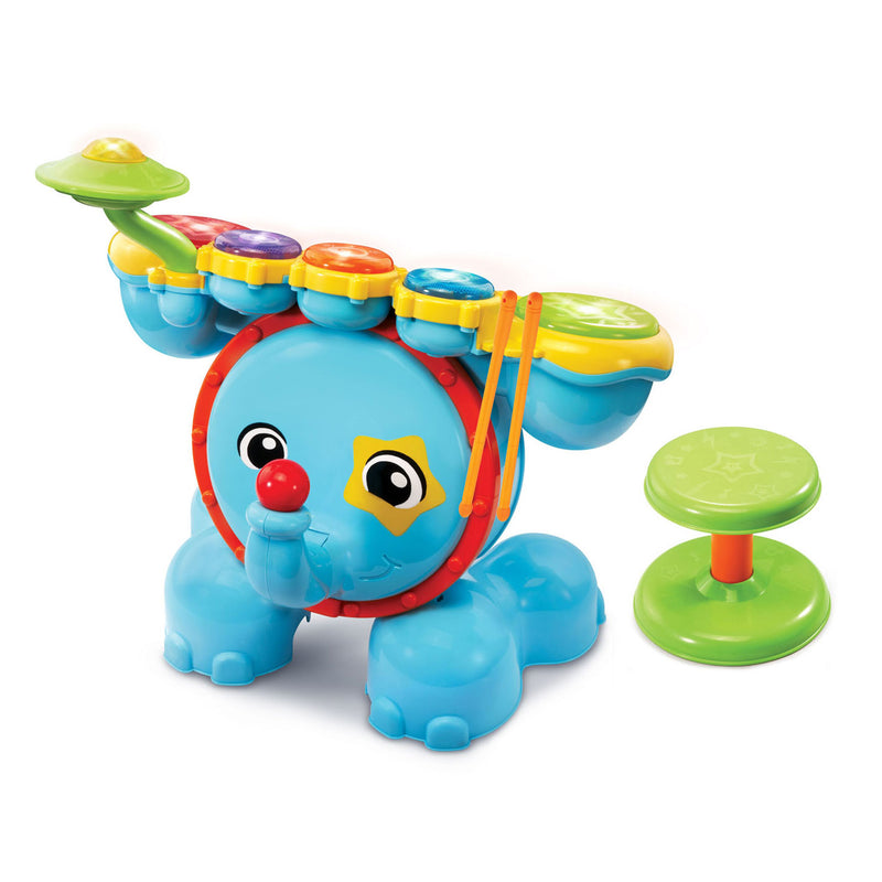 Afbeelding laden in galerijviewer, Vtech rock leer drumstel - educatief baby speelgoed - geluid en spelletjes - baby muziek instrument

