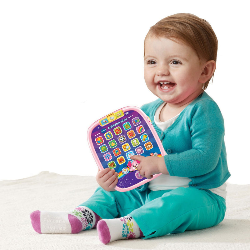 Afbeelding laden in galerijviewer, Vtech baby activiteiten tablet - educatief speelgoed - kinder speelgoed computer - vormen, cijfers meer - van 9 tot 36 maanden
