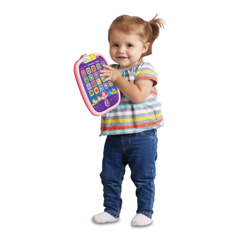 Afbeelding laden in galerijviewer, Vtech baby activiteiten tablet - educatief speelgoed - kinder speelgoed computer - vormen, cijfers meer - van 9 tot 36 maanden
