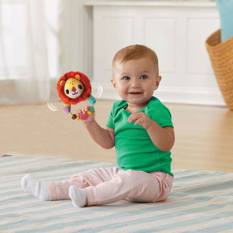 Afbeelding laden in galerijviewer, VTech Rammelaar Dierenvriendjes Leeuw 191 cm pluche rood
