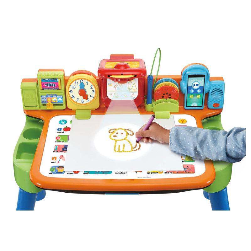 Afbeelding laden in galerijviewer, Vtech mijn magisch bureau 5 in 1 - interactief speelgoed - kinder bureau - peuter tafel - voor jongens meisjes
