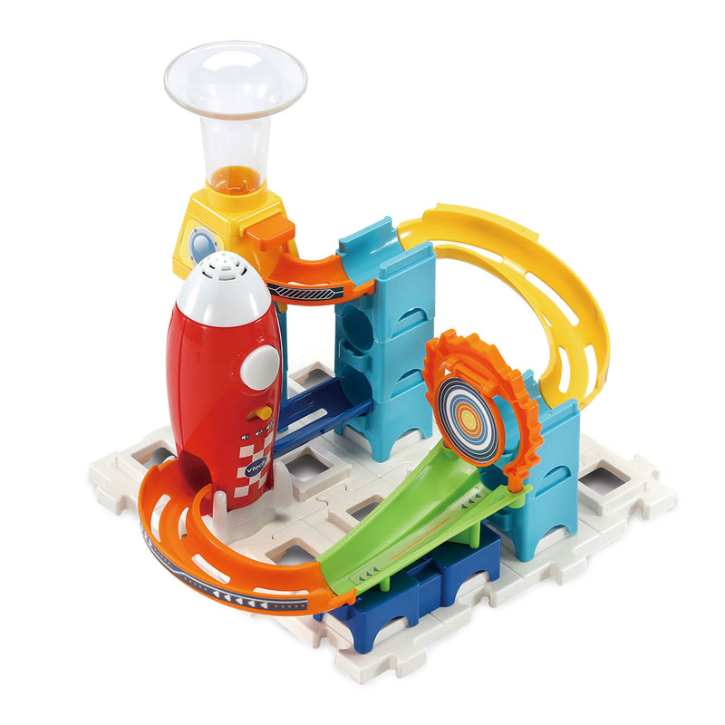 Afbeelding laden in galerijviewer, Vtech marble rush rocket set elektronisch m100e knikkerbaan - 79 onderdelen - incl. 10 knikkers met licht- en geluidseffecten - cadeau - speelgoed 3 tot 12 jaar
