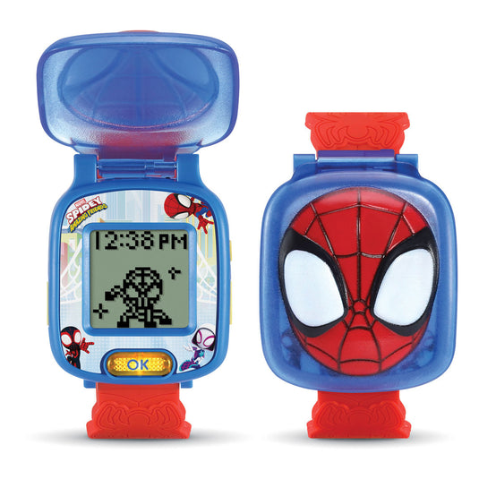 Vtech spidey learning watch - educatief speelgoed - maak kennis met cijfers, vormen en problemen oplossen - cadeau - 3 tot 7 jaar