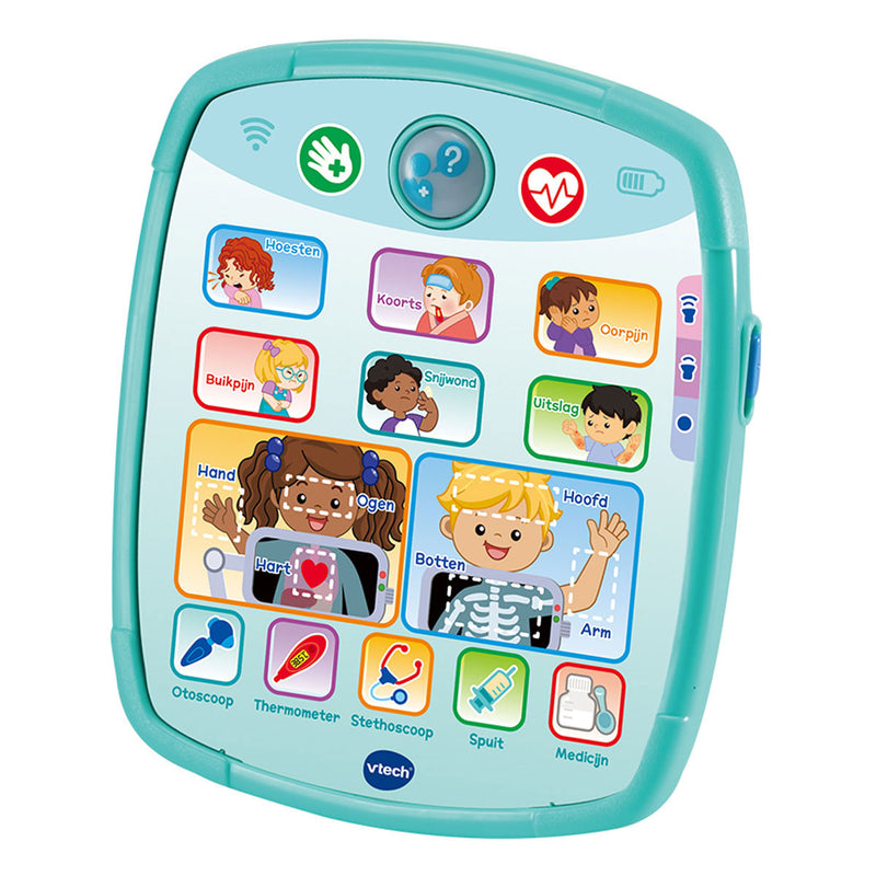 Afbeelding laden in galerijviewer, Vtech verzorg leer speelgoeddoktersset - educatief speelgoed - inclusief 15 accessoires - met gezongen liedjes
