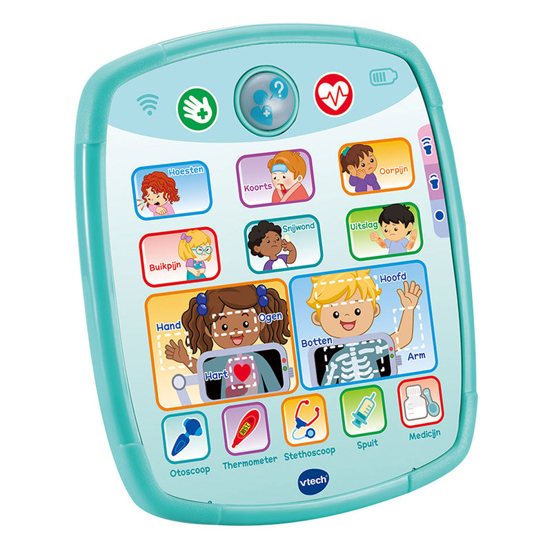 Afbeelding laden in galerijviewer, Vtech verzorg leer speelgoeddoktersset - educatief speelgoed - inclusief 15 accessoires - met gezongen liedjes
