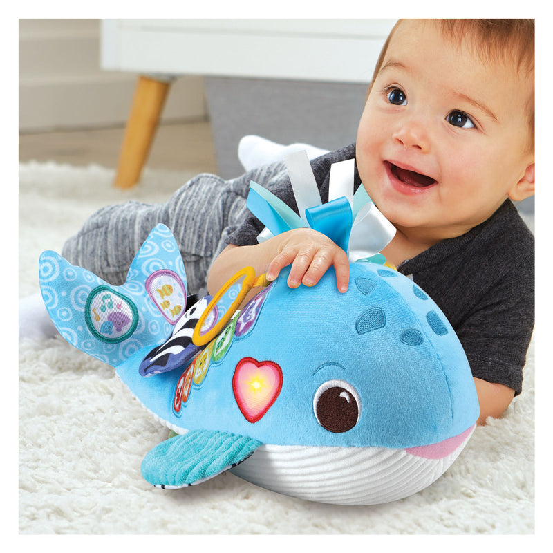 Afbeelding laden in galerijviewer, Vtech Green Knuffel en Leer Walvis
