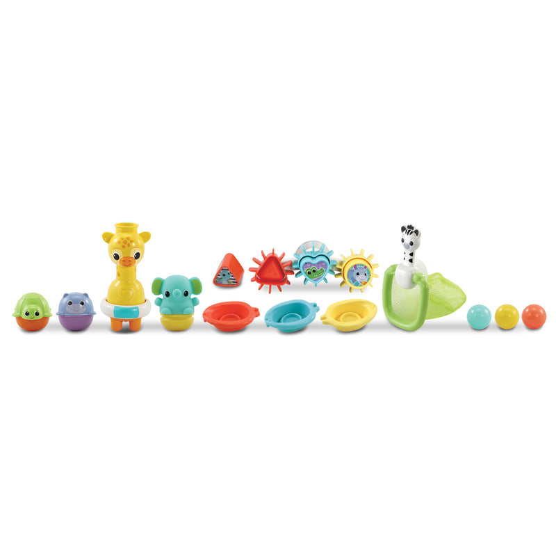 Afbeelding laden in galerijviewer, Vtech baby 6in1 waterpret badset
