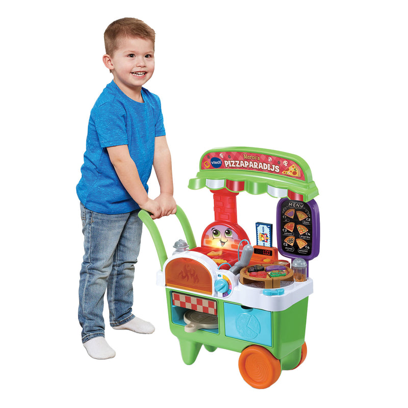 Afbeelding laden in galerijviewer, Vtech marco's pizzaparadijs activity-center - keuken speelgoed - interactief educatief speelgoed - cadeau - kinderspeelgoed 3 jaar
