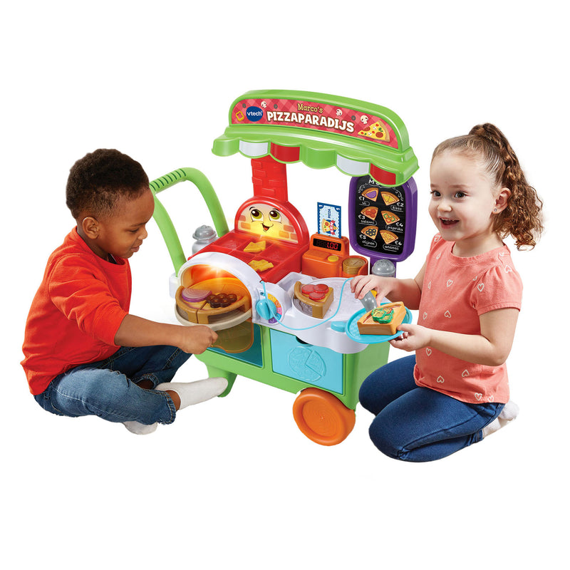 Afbeelding laden in galerijviewer, Vtech marco's pizzaparadijs activity-center - keuken speelgoed - interactief educatief speelgoed - cadeau - kinderspeelgoed 3 jaar
