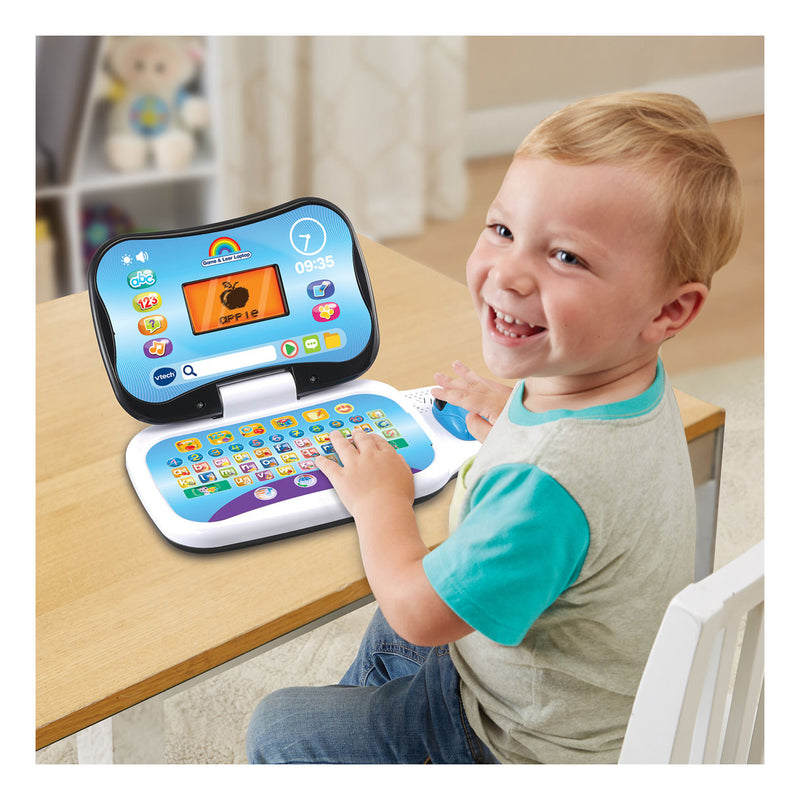 Afbeelding laden in galerijviewer, Vtech game leer laptop leercomputer - kinderlaptop - educatief interactief speelgoed - cadeau - kinderspeelgoed 3 jaar
