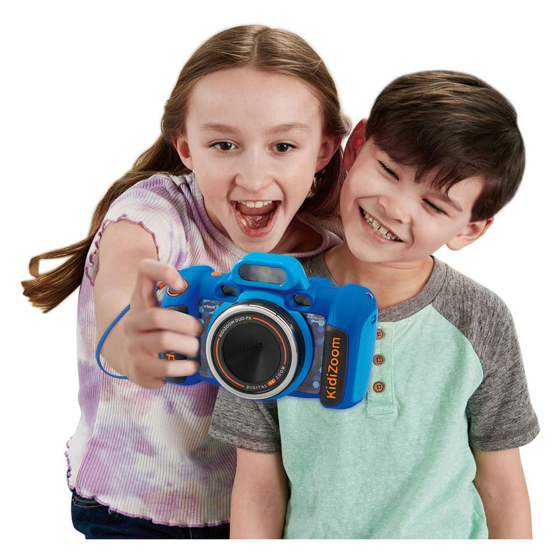 Afbeelding laden in galerijviewer, Vtech kidizoom duo fx kindercamera - interactief speelgoed - foto's en video's maken - speelgoed vanaf 4 jaar - blauw
