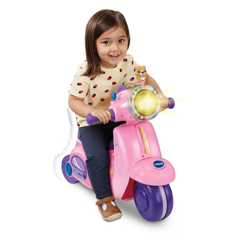 Afbeelding laden in galerijviewer, Vtech 2in1 loopscooter roze
