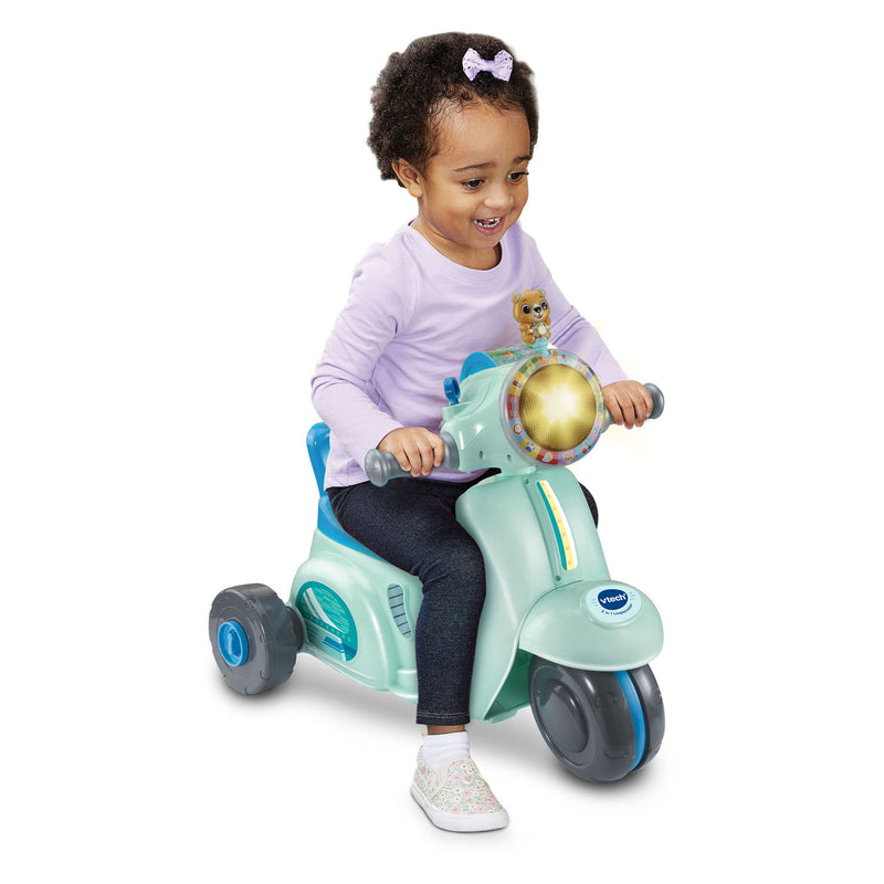 Afbeelding laden in galerijviewer, Vtech 2in1 loopscooter blauw
