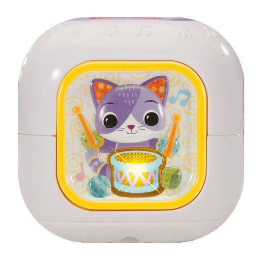 Vtech dierenvriendjes muziekkubus - educatief speelgoed - 80+ melodietjes, liedjes, geluiden en zinnetjes - speelgoed vanaf 3 maanden