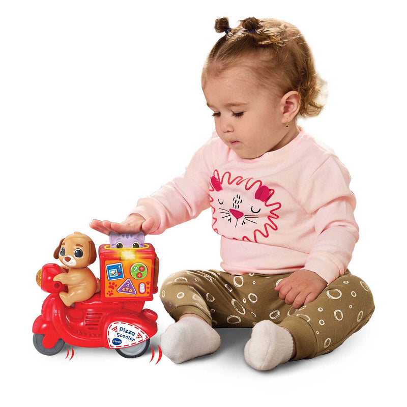 Afbeelding laden in galerijviewer, Vtech press go pizza scooter
