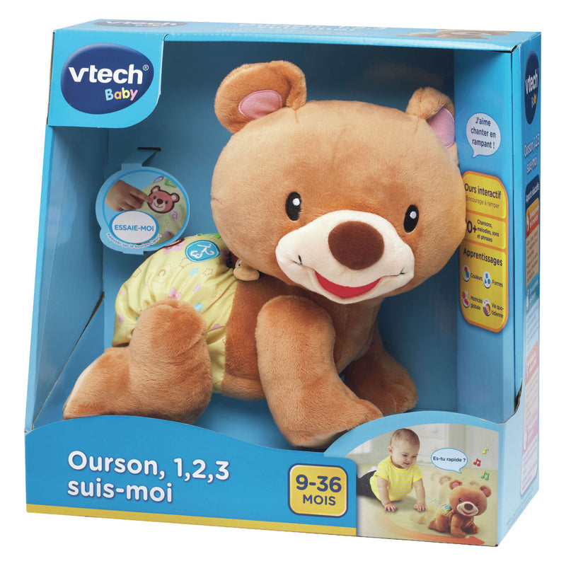Afbeelding laden in galerijviewer, Vtech baby kruipende beer - 1,2,3 fr
