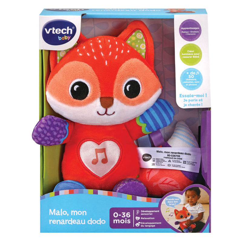 Afbeelding laden in galerijviewer, Vtech malo, mijn kleine vos interactieve knuffel franstalig
