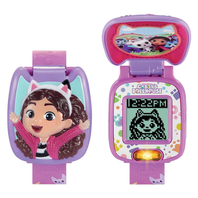 Afbeelding laden in galerijviewer, Vtech gabby's poppenhuis leer horloge
