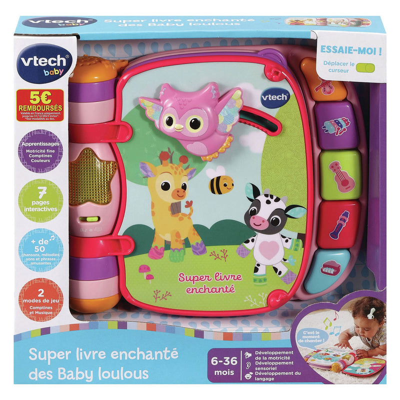 Afbeelding laden in galerijviewer, Vtech dierenvriendjes liedjesboek roze
