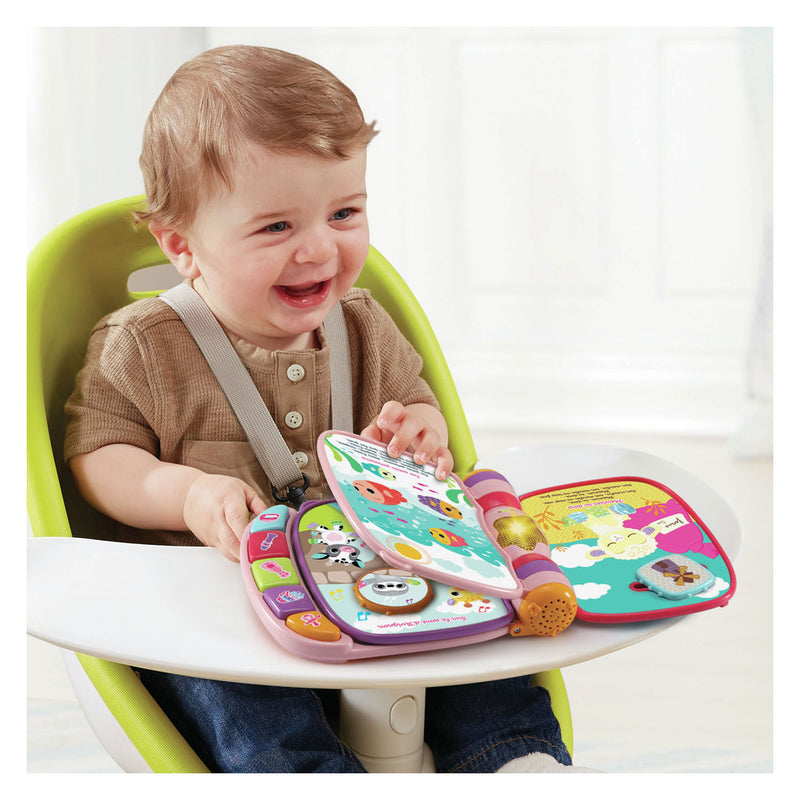 Afbeelding laden in galerijviewer, Vtech dierenvriendjes liedjesboek roze
