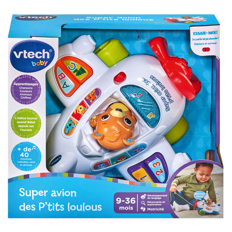 Afbeelding laden in galerijviewer, Vtech reis and leer vliegtuig
