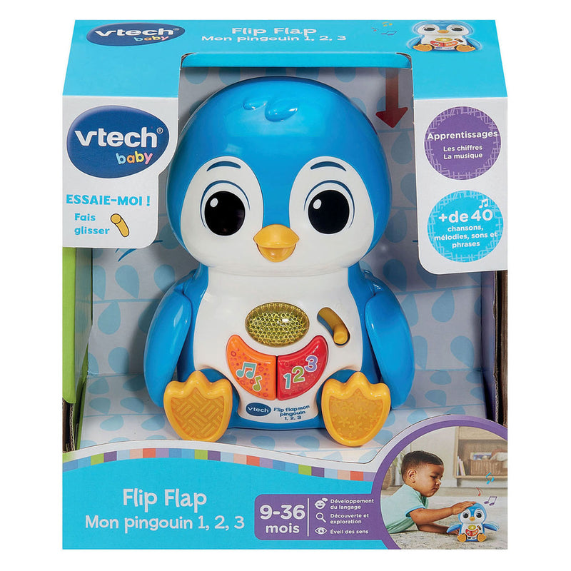 Afbeelding laden in galerijviewer, Vtech baby flip flap pinguïn 1-2-3
