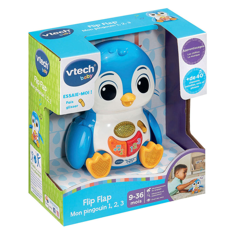 Afbeelding laden in galerijviewer, Vtech baby flip flap pinguïn 1-2-3

