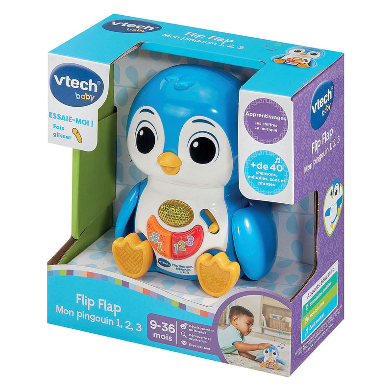 Afbeelding laden in galerijviewer, Vtech baby flip flap pinguïn 1-2-3
