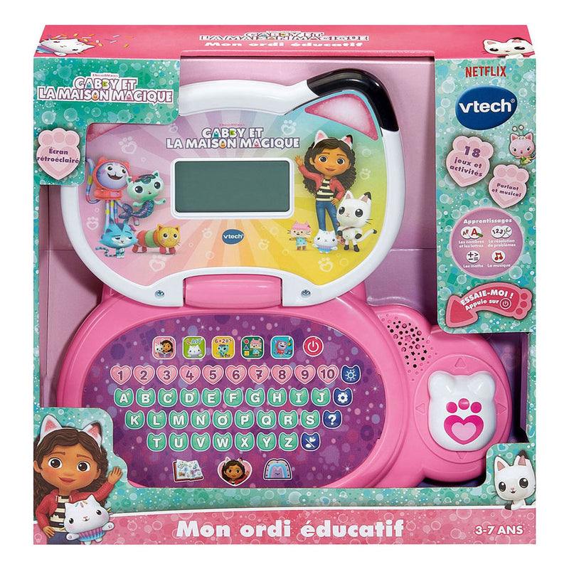 Afbeelding laden in galerijviewer, Vtech gabby’s poppenhuis mijn educatieve leercomputer
