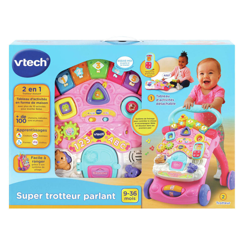 Afbeelding laden in galerijviewer, Vtech 2-in-1 activiteiten loopwagen roze

