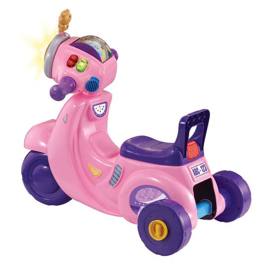 Vtech baby 2-in-1 loopfiets scooter - roze