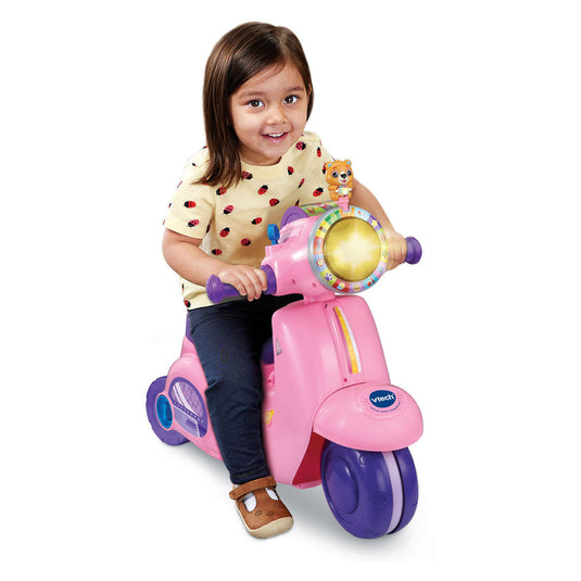Vtech baby 2-in-1 loopfiets scooter - roze