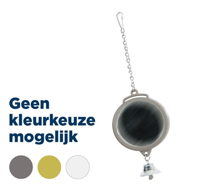 Afbeelding laden in galerijviewer, Zolux spiegel rond met bel assorti
