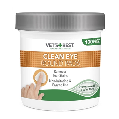 Afbeelding laden in galerijviewer, Vets best clean eye round pads
