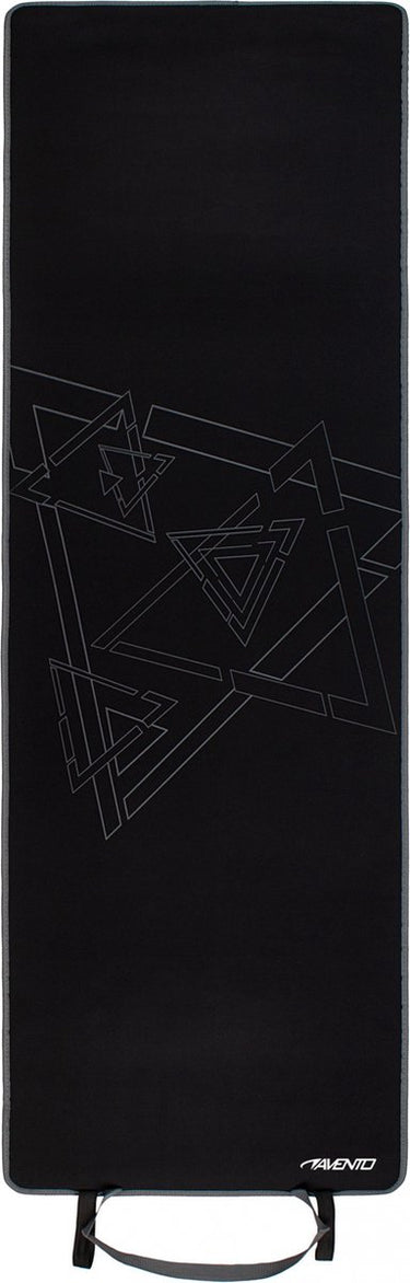 Avento fitnessmat neopreen - 180 x 60 x 0.6 cm - zwart grijs