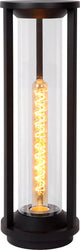 Lucide cadix - sokkellamp - ø 16 cm - 1xe27 - ip65 - zwart