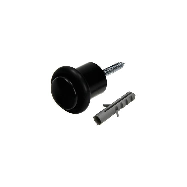 Afbeelding laden in galerijviewer, Mack 1069034 - deurstop cilindermodel zwart ø 20h30 mm 1 st pc | 6 stuks
